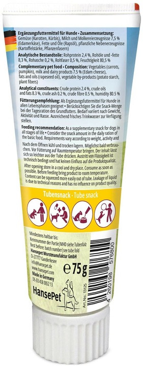 Produktbild Tubidog Käsecreme 75g (Adult, 12 Stk., 75 g)
