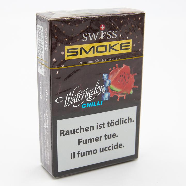 Image du produit Swiss Smoke Pastèque Chill Tabac à shisha 50g (Pastèque)