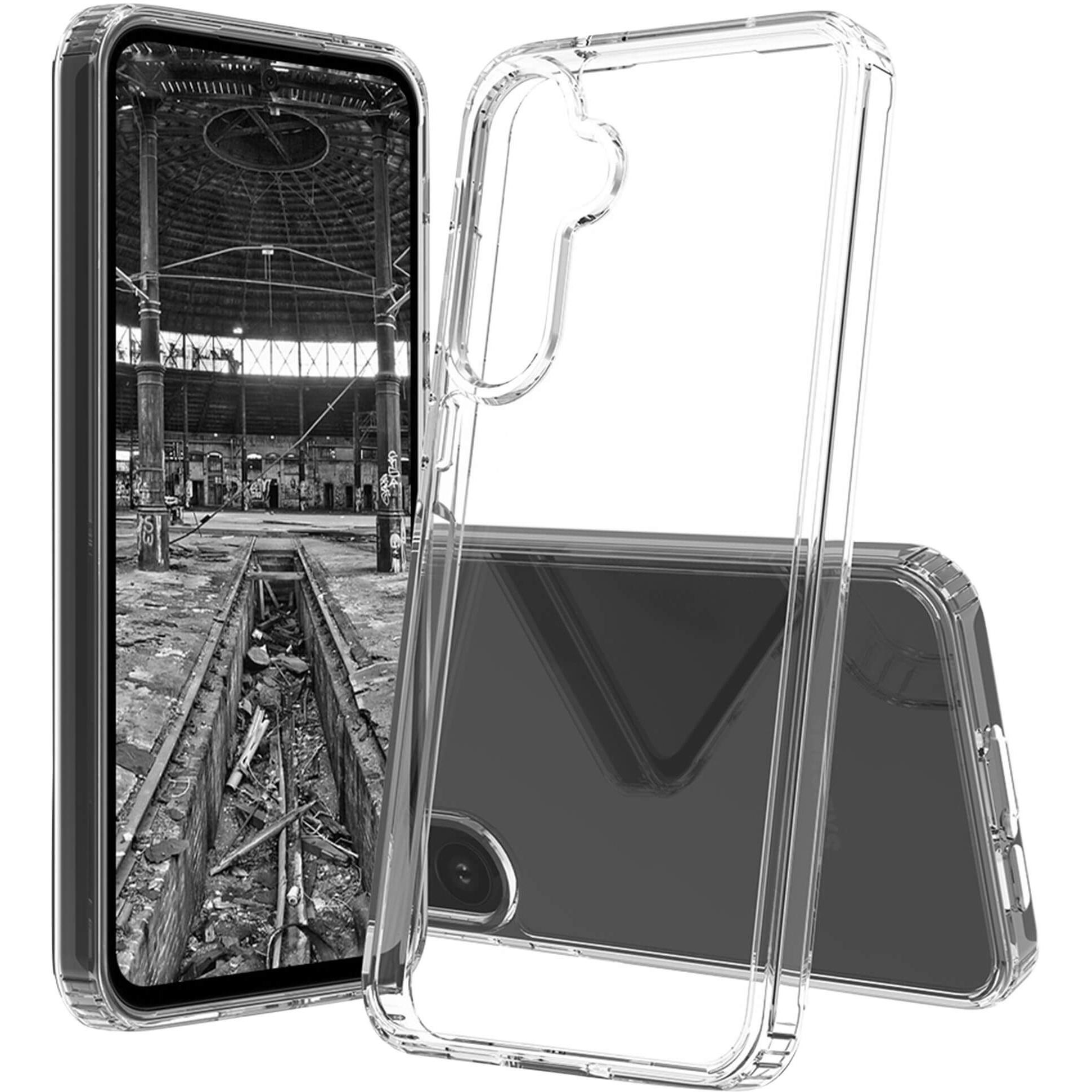 JT Berlin BackCase Pankow Clear (Samsung Galaxy A55), Smartphone Hülle, Transparent