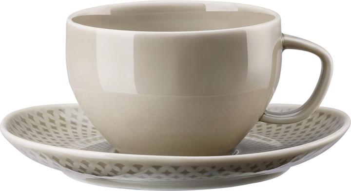 Image du produit Rosenthal Junto Pearl Grey Tasse à thé avec soucoupe (1 x)