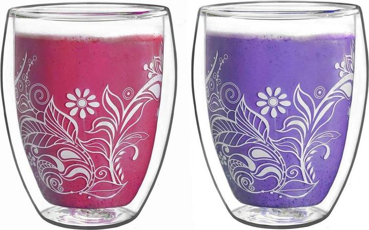 Produktbild Creano Thermobecher Flowery 250 ml, 1 Stück (250 ml, 1 x)