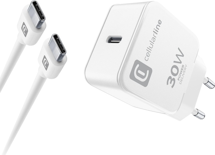 Image du produit Cellularline USB-C Charger kit USB-C 30W (30 W)