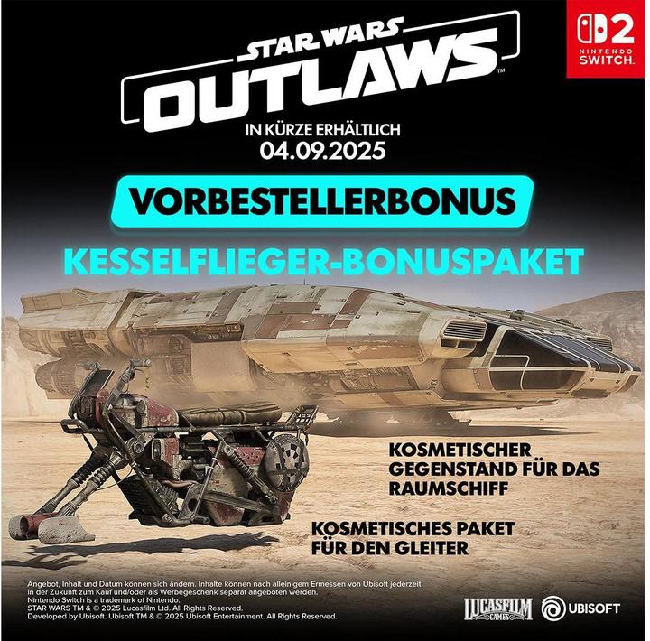 Actual product image Ubisoft Star Wars Outlaws - Gold Edition (Switch 2, DE, IT, FR)