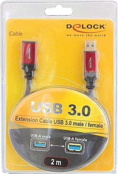 Image du produit Delock Câble d'extension USB-A-USB-A (5 m, USB 3.0)