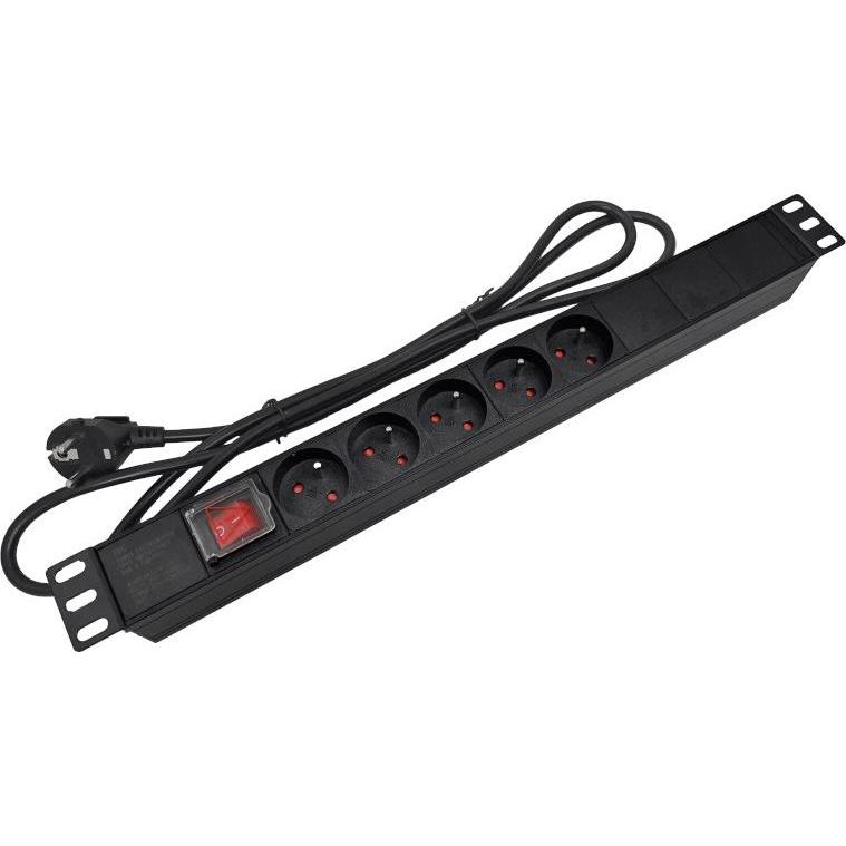 Alantec, Steckdosenleiste, PZ051U Verlängerungskabel 5 AC-Ausgänge (5 x, 1.80 m)