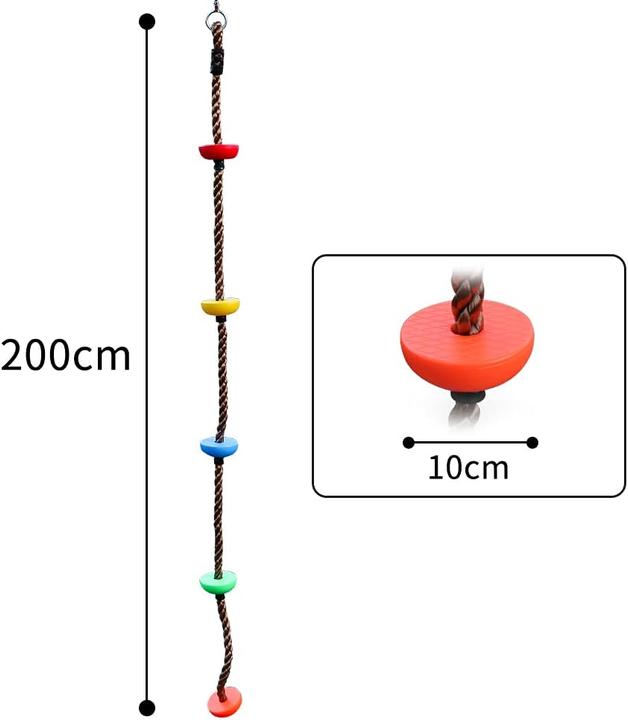 Actual product image Bubblebay Kletterseil mit Trittflächen
