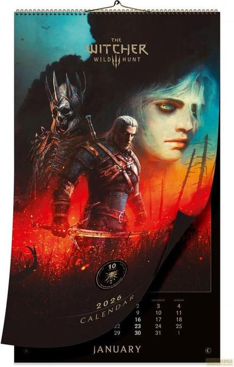 Productafbeelding Good Loot The Witcher 3: Wild Hunt Kalender 2026 10th Anniversary
