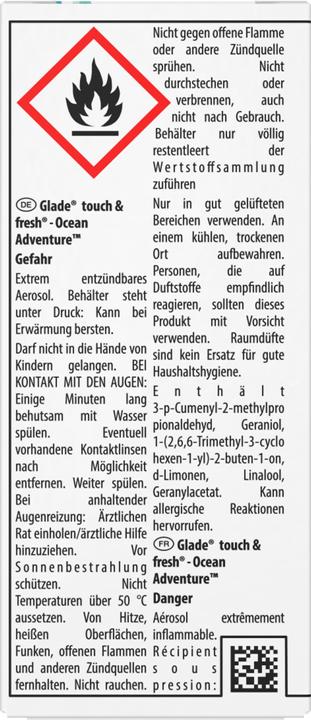 Produktbild Glade Touch & Fresh Ocean Adventure