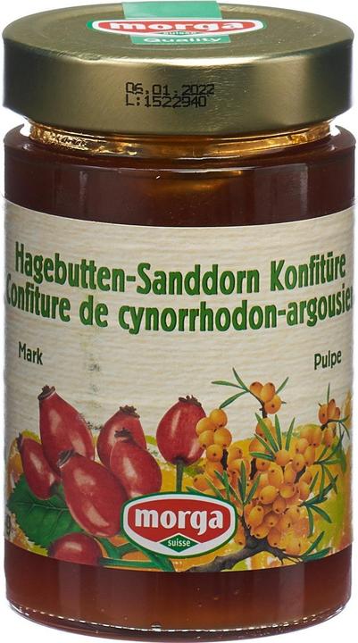 Image du produit Morga Confiture de pulpe d'églantier à l'argousier (350 g)