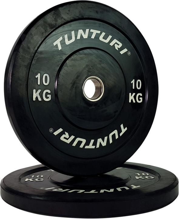 Immagine prodotto Tunturi Bumper Plate Hantelscheiben 50 mm 10 kg (1 x 10 kg)