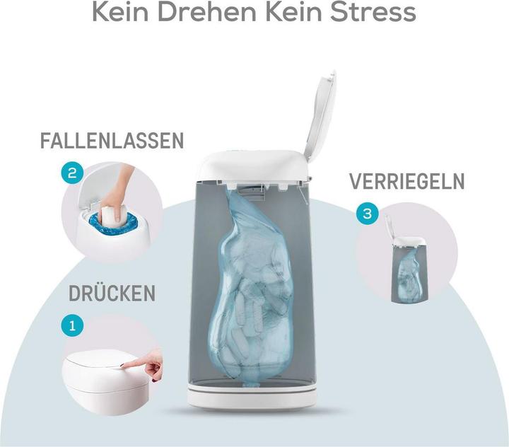 Actual product image Angelcare Diaper Bucket Dress Up XL