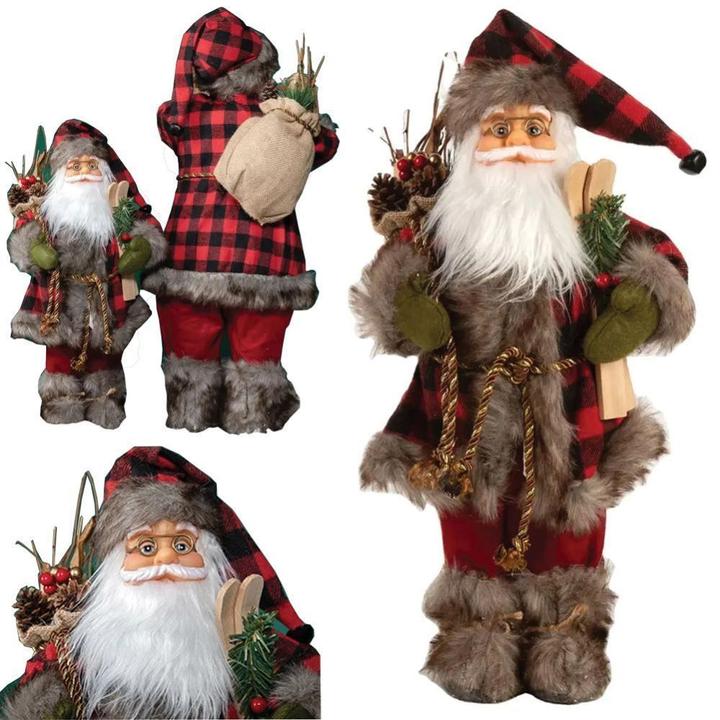 Productafbeelding DKD Home Decor Consumer electronics OEM SCANDINAVIAN SAINT CLAUS CHRISTMAS FIGURINE FOR CHRISTMAS PREMIUM 45CM (1 -Part)