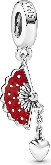 Pandora Fächer Fächer Charm (Silber 925, Emaille)