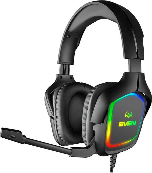 Produktbild Sven Kopfhörer mit Mikrofon Gaming-Kopfhörer mit Mikrofon AP-U750MV, schwarz (USB, RGB)