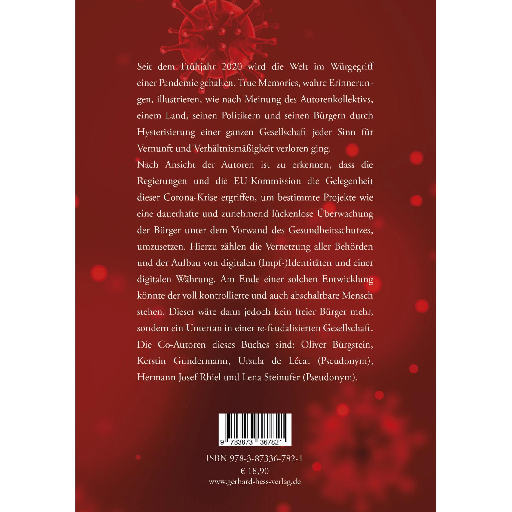 Thumbnail - True Memories - Wahre Erinnerungen, Fachbücher von Oliver R. Harms