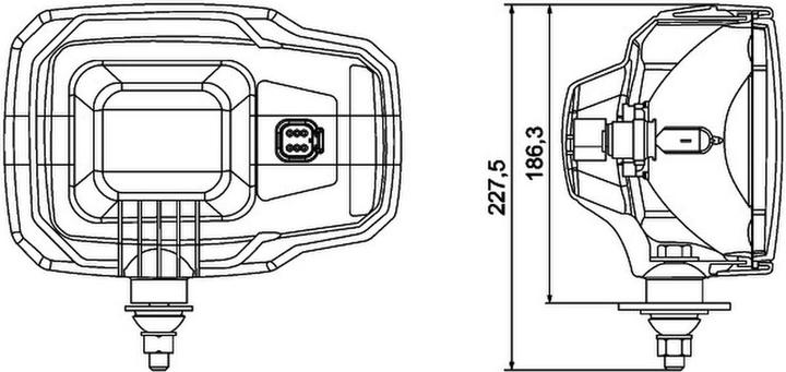 Actual product image Hella Headlight left 1EA 328 450-011
