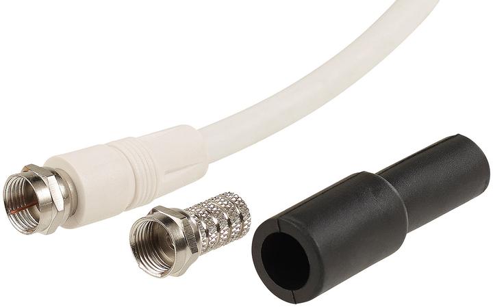 Produktbild EsoSAT Sat-Anschluss-Set mit zuschneidbarem Kabel und 2 F-Steckern