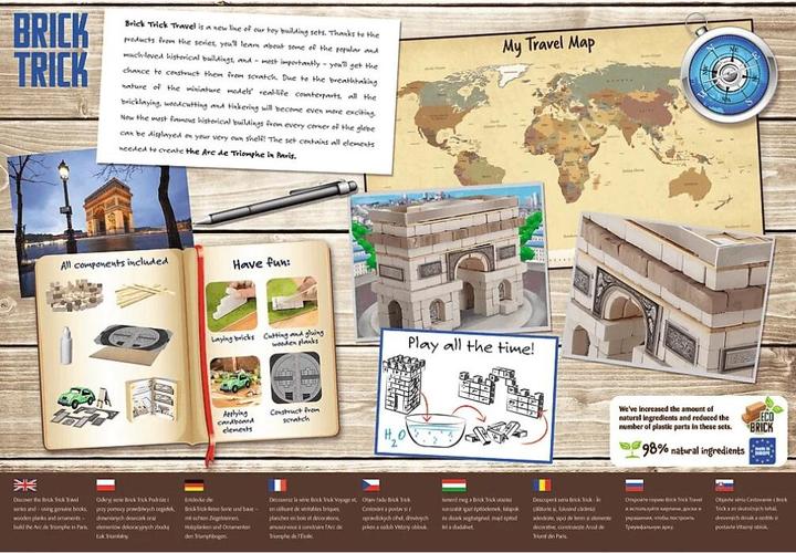 Immagine prodotto Trefl Costruisci l'Arco di Trionfo di EKO Klocki con i mattoncini (290 pezzi)