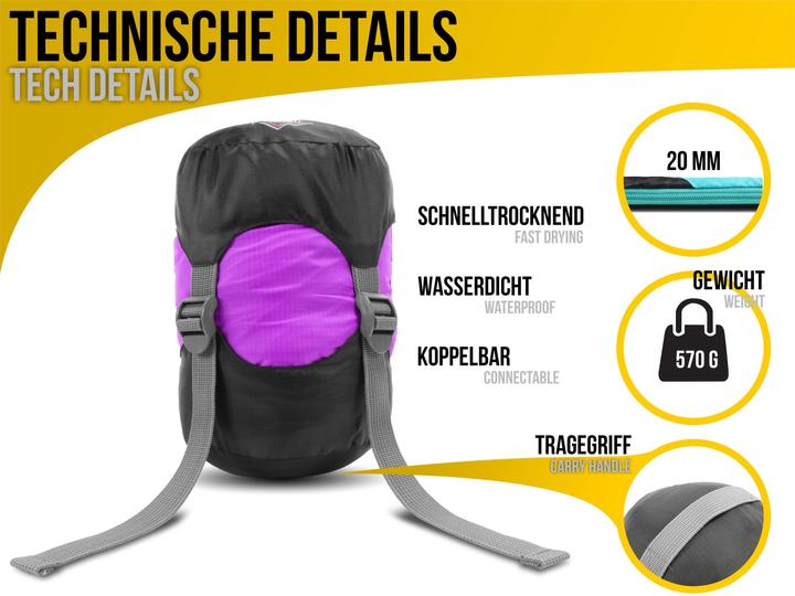 Produktbild Normani Ultralight-Schlafsack Runty (210 cm)