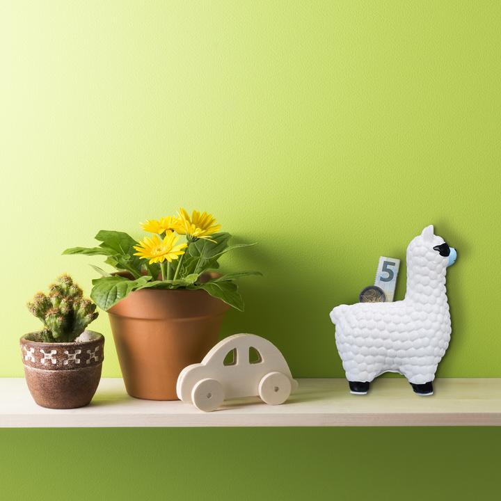 Actual product image Relaxdays Lama with Sunglasses Savings Bank (11 x 6 x 15.5 cm)