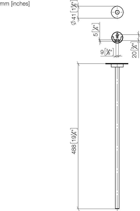 Immagine prodotto Dornbracht Dornb Portasciugamani META 1 pezzo, rigido Sporgenza 520 mm cromo