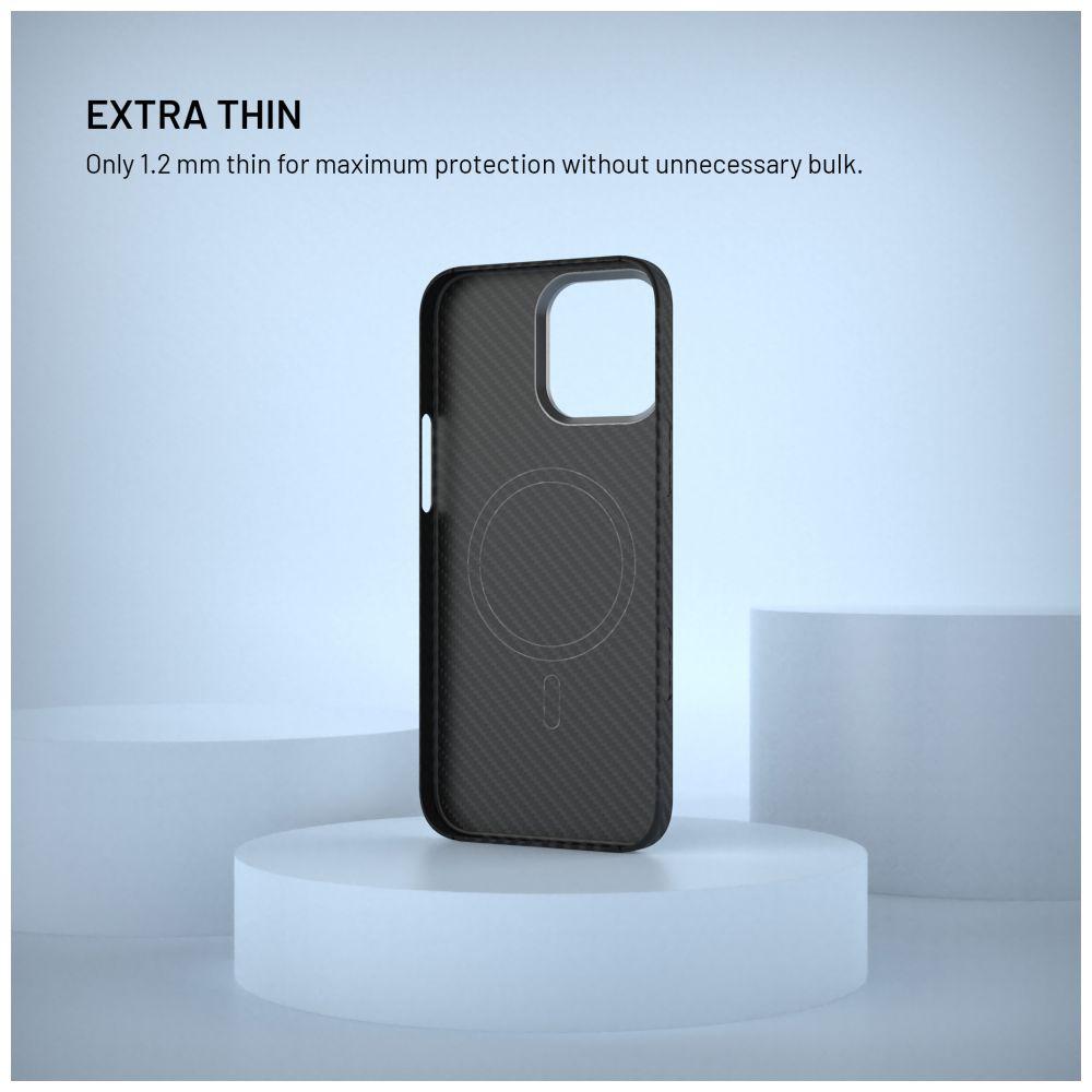 Fixed MagVelar Aramid-Rückseite mit MagSafe-Halterung für Apple iPhone Air, Schwarz (Apple iPhone Air), Cover smartphone, Nero