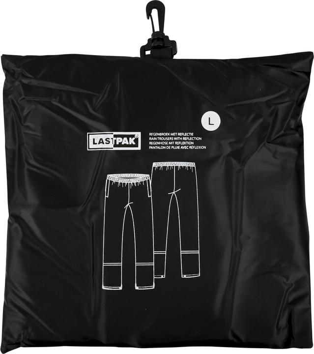 Actual product image Lastpak Rain trousers black with reflection size L (L)