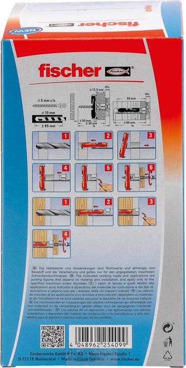 Image du produit Fischer DuoTec 10 (20 pcs)