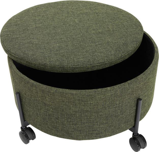 Image du produit Hübsch Contain Pouffe Large Vert