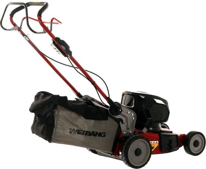 Actual product image Weibang AkkuRasenmäher mit Radantrieb (Rechargeable battery operated)