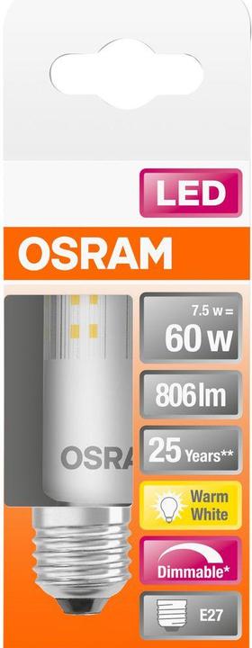Produktbild Osram Led Special T Slim (E27, 7.30 W, 806 lm, 1 x, E)