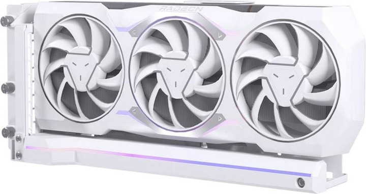 Productafbeelding Phanteks Premium verticale GPU-beugel + PCIe 4.0 x 16 Riser-kabel, DRGB - 220 mm, wit