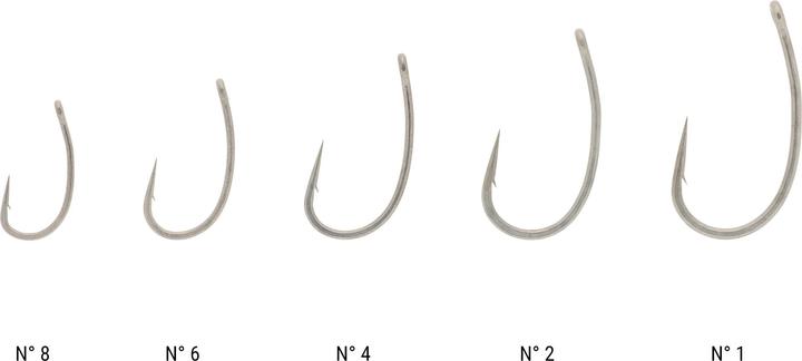 Actual product image Caperlan Curved hooks for carp fishing