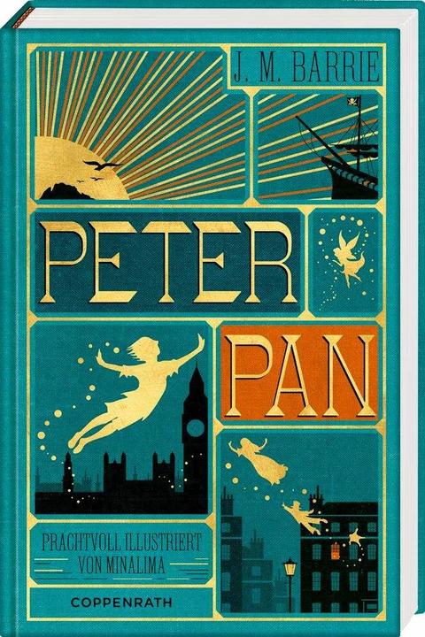 Produktbild Peter Pan (Deutsch, Bernd Wilms, James M. Barrie, MinaLima Design, 2017)