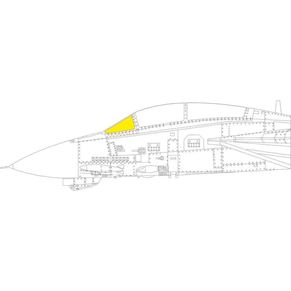 Eduard F-14A windshield TFace GREAT WALL HOBBY