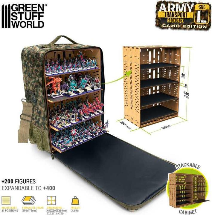 Produktbild Green Stuff World Army Transport Backpack (Textil)