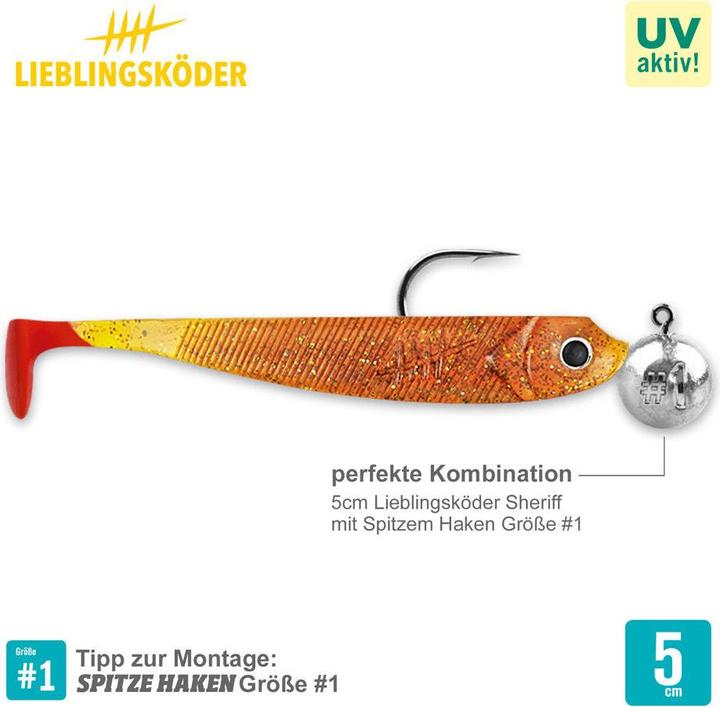 Actual product image Lieblingsköder Sheriff (twilight, night) (15 cm)
