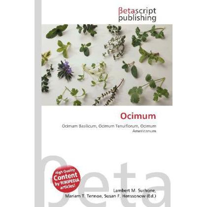Ocimum, Fachbücher von Mariam T. Tennoe, Susan F. Henssonow, Lambert M. Surhone