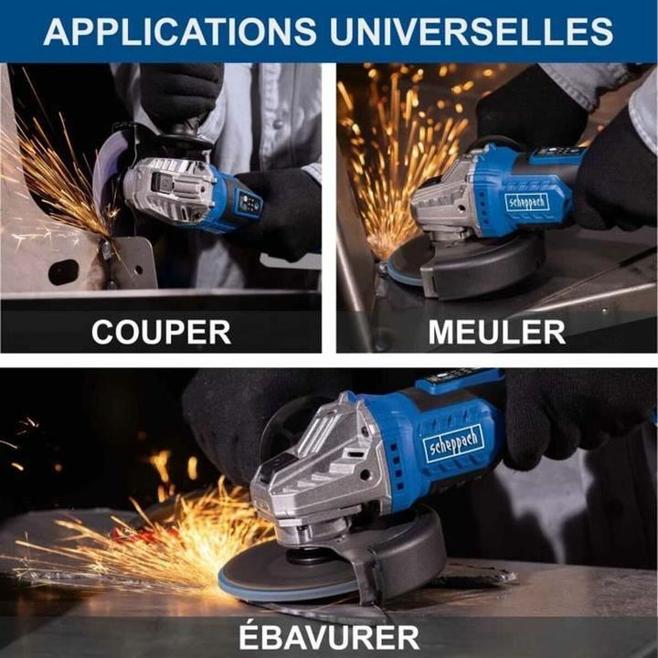 Produktbild Scheppach Akku-Winkelschleifer BC-AG125-X (125 mm)