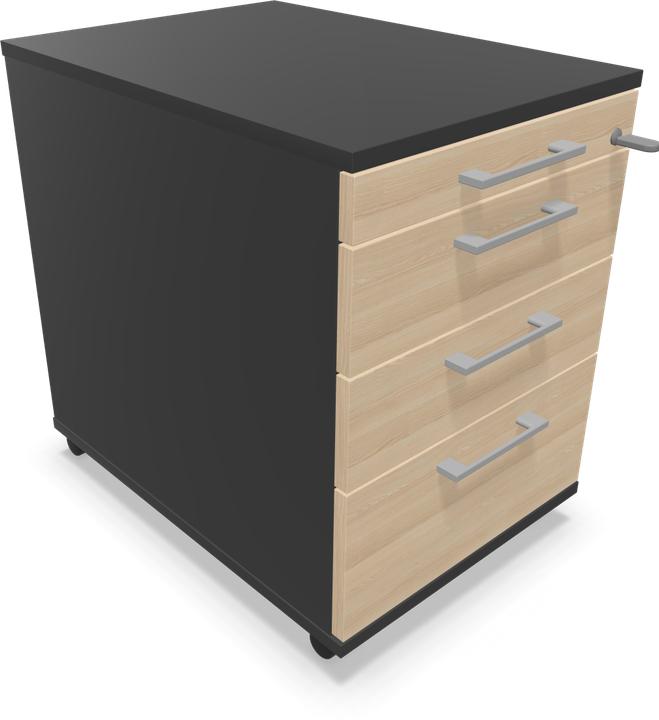 Ash decor sand beige with structure, Black, Dark grey, Silver grey