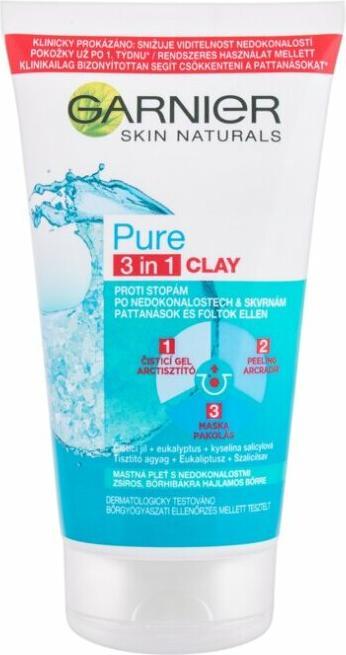 Actual product image Garnier Pure Cleaning Gel Scrub And Mask Against Imperfections 3In1 (Facial cleansing wipes, 150 ml)