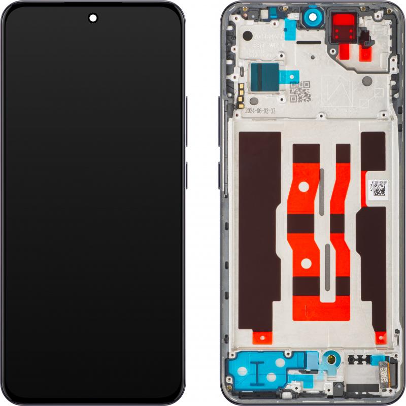 OPPO Display Unit für Reno12, Matte Brown (Display, Oppo Reno12), Mobilgerät Ersatzteile, Braun