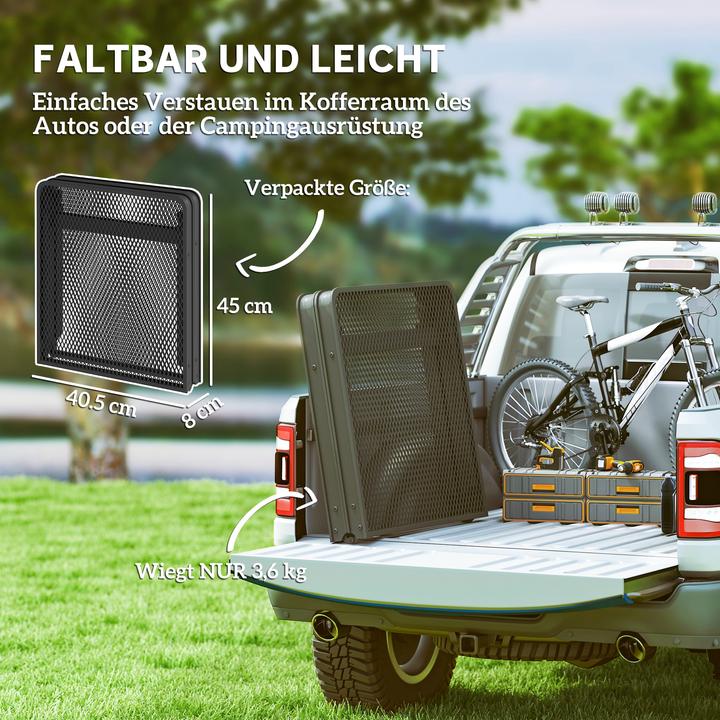 Image du produit Outsunny Campingtisch Metall, Aluminium Schwarz