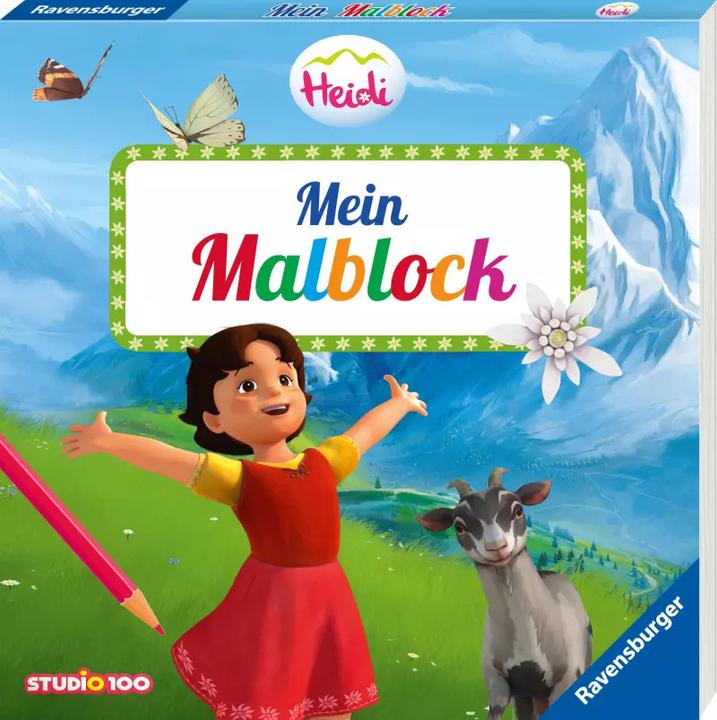 Image du produit Ravensburger Heidi: Mein Malblock (Allemand, Studio 100 Media GmbH, 2021)