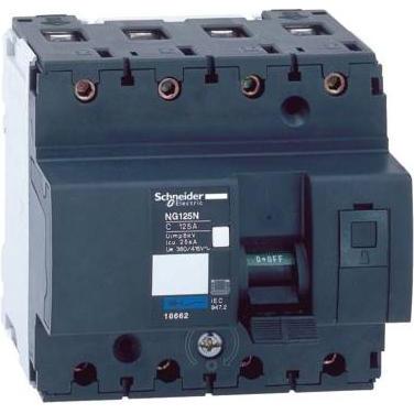 Schneider Electric, Schutzschalter, SE 18673 LS-Schalter, D-Char, 100A, 4p