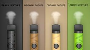 Actual product image VOVA Green Leather (tart)