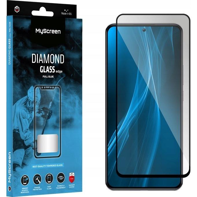 MyScreen Protector MS Diamond Glass Edge FG Motorola Edge 50 Neo czarny/black Full Glue (1 Stück, Motorola Edge 50), Sma...