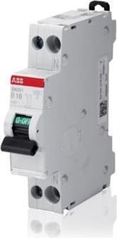 Actual product image ABB SN201 Circuit breaker type C, 2-pole 6A DIN-rail mounting
