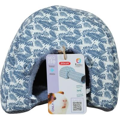 Thumbnail - Zolux Neolife Iglo Cavia Blauw - 25X25X20 Cm, Kleintierstalleinrichtung