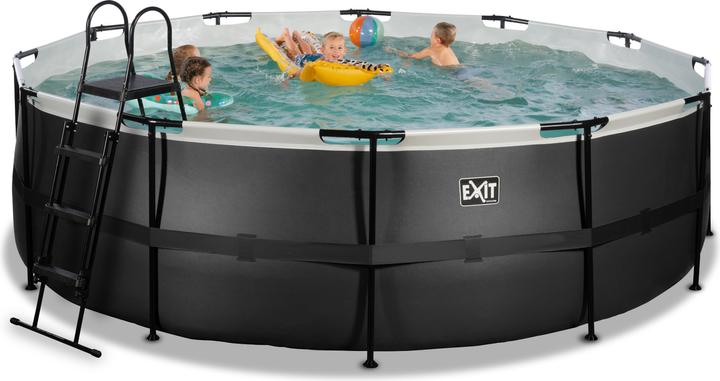 Produktbild Exit Rahmen-Pool rund 450x122 cm mit Kartuschen-Filterpumpe (450 x 122 cm)